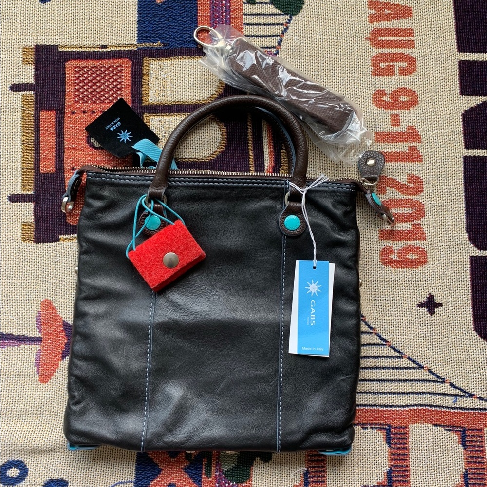 Black Leather Handbag
